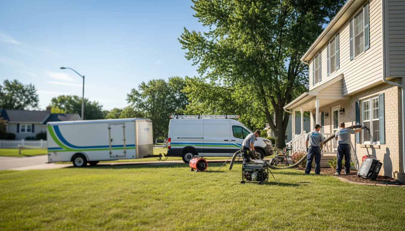 Flooded Basement Restoration And Cleanup With Repair in Washburn, WI near me
